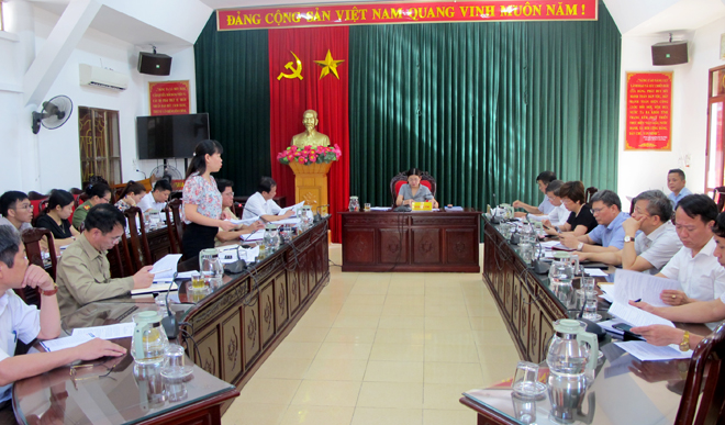 Thị ủy Nghĩa Lộ họp đánh giá tiến độ chuẩn bị cho Đại hội Đảng bộ thị xã lần thứ XIV, nhiệm kỳ 2020 - 2025.